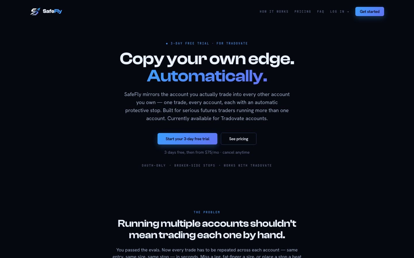 SafeFly — live product